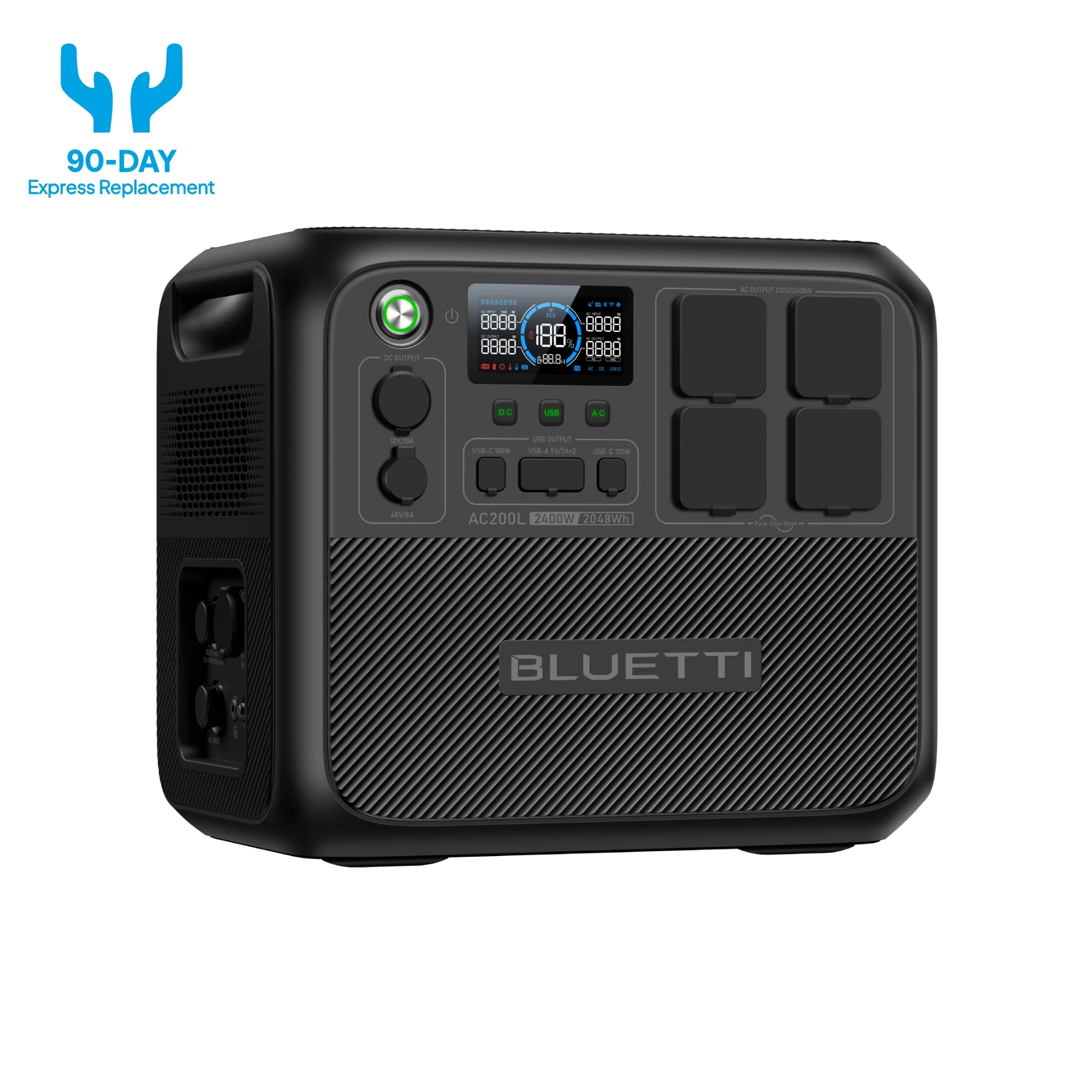 BLUETTI AC200L+200W Solar Generator Kit - Image 6