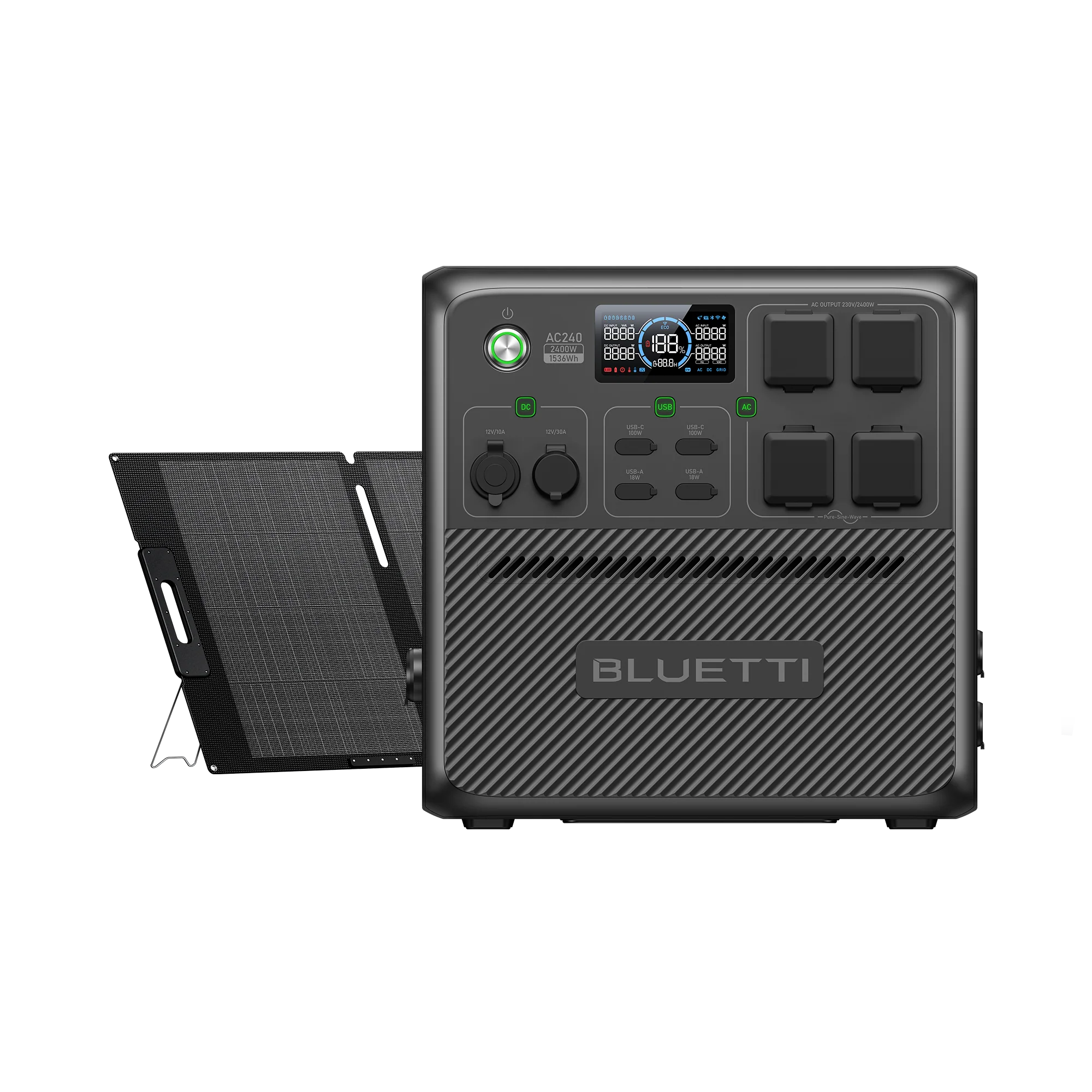 BLUETTI AC240 Portable Power Station | 2400W 1536Wh - Image 10