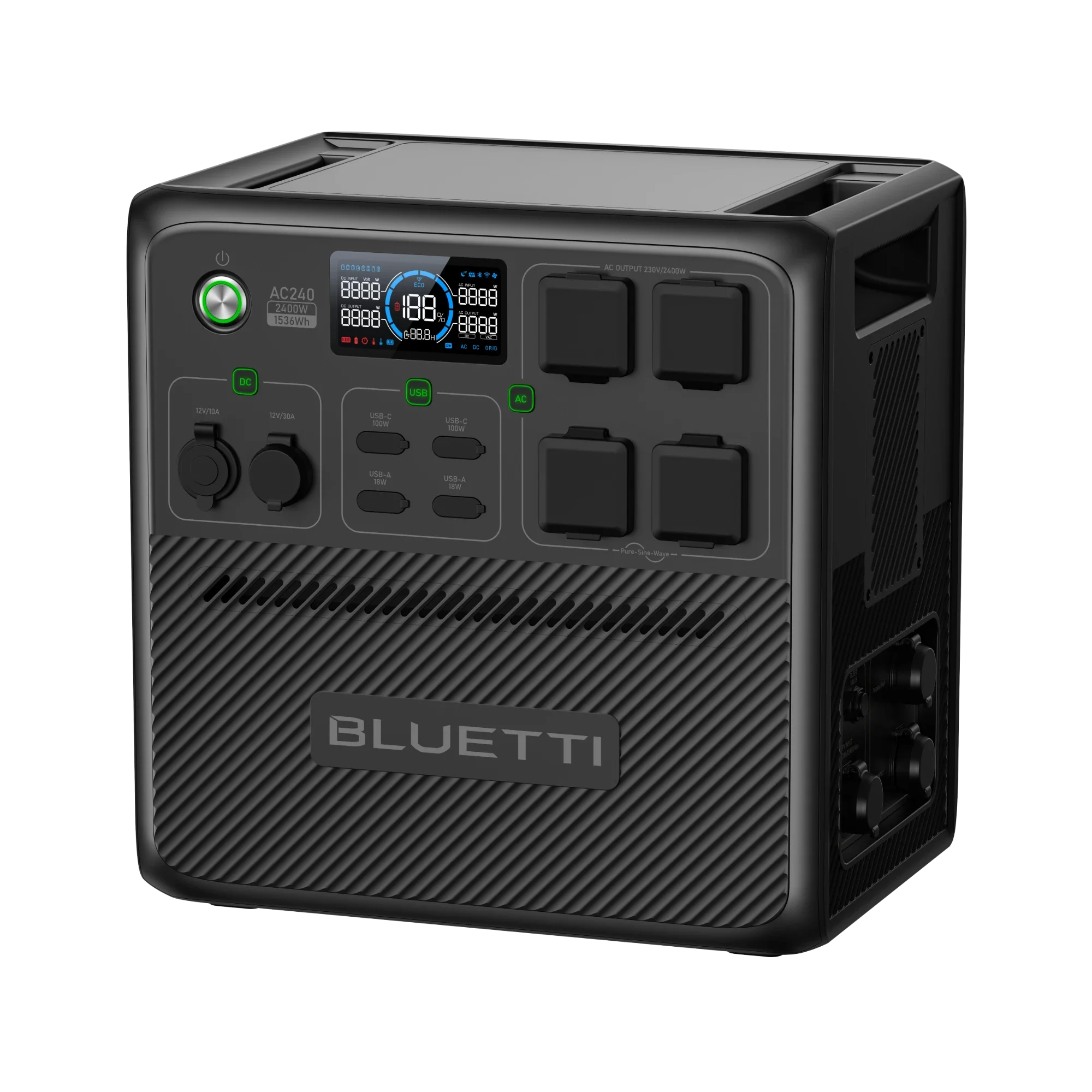 BLUETTI AC240 Portable Power Station | 2400W 1536Wh - Image 6