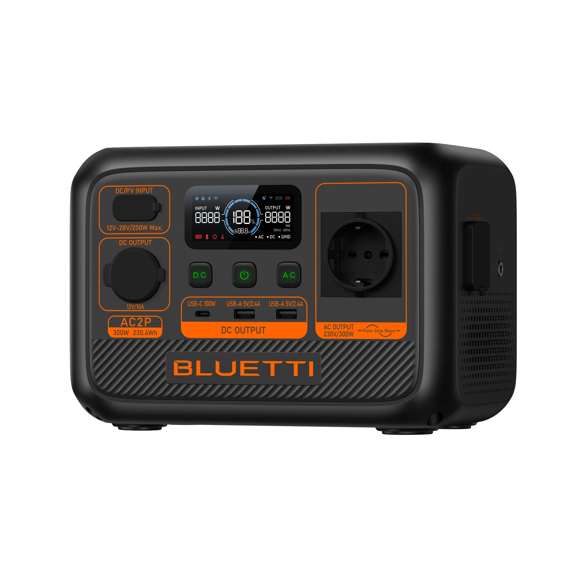 BLUETTI AC2P Portable Power Station | 300W 230,4Wh - Image 3