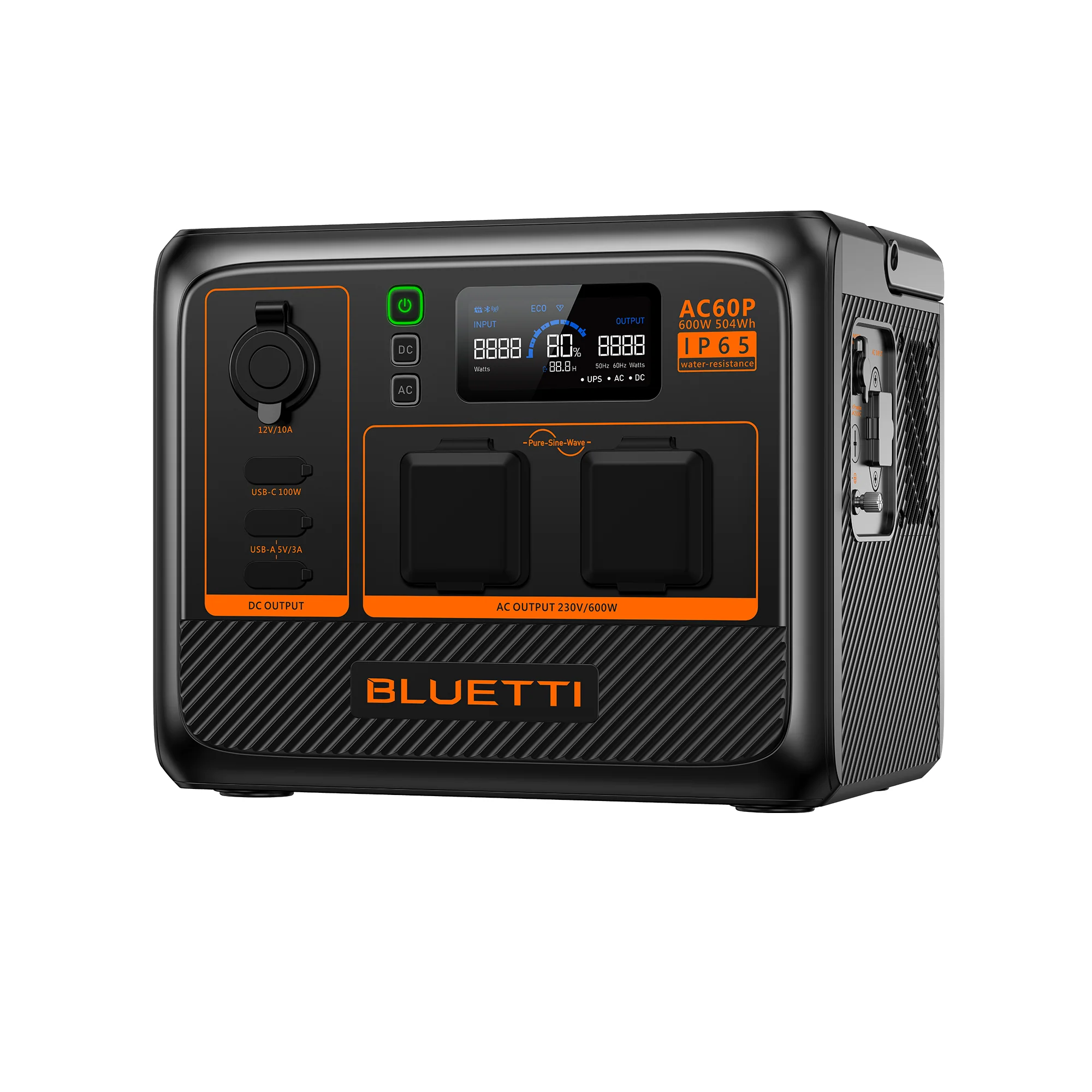BLUETTI AC60P Portable Power Station | 600W 504Wh - Image 3