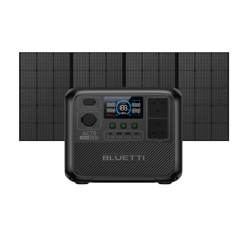 BLUETTI AC70 Portable Power Station | 1000W 768Wh | UK Plug - Image 4