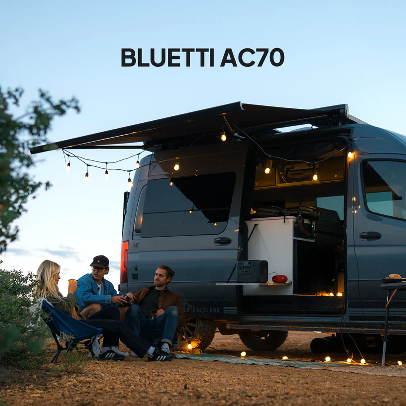 BLUETTI AC70 Portable Power Station | 1000W 768Wh | UK Plug - Image 9