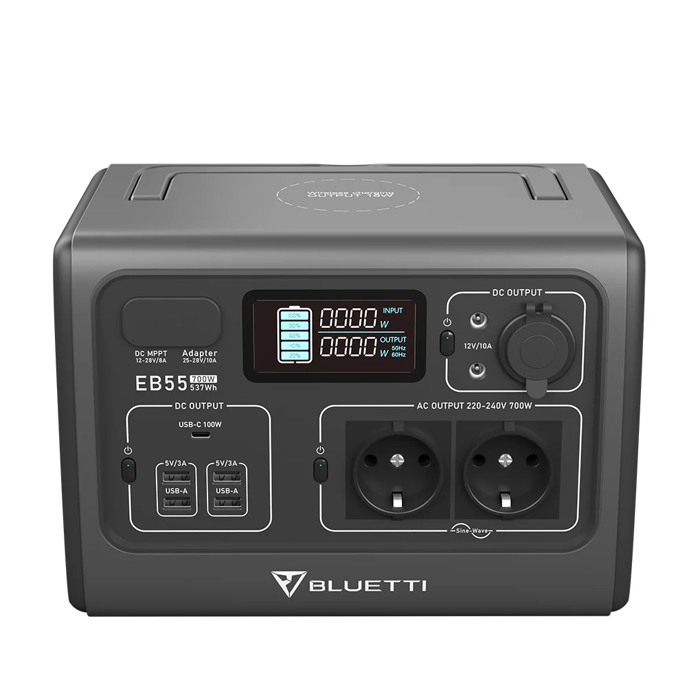 BLUETTI PowerOak EB55 Portable Power Station | 700W 537Wh - Image 5