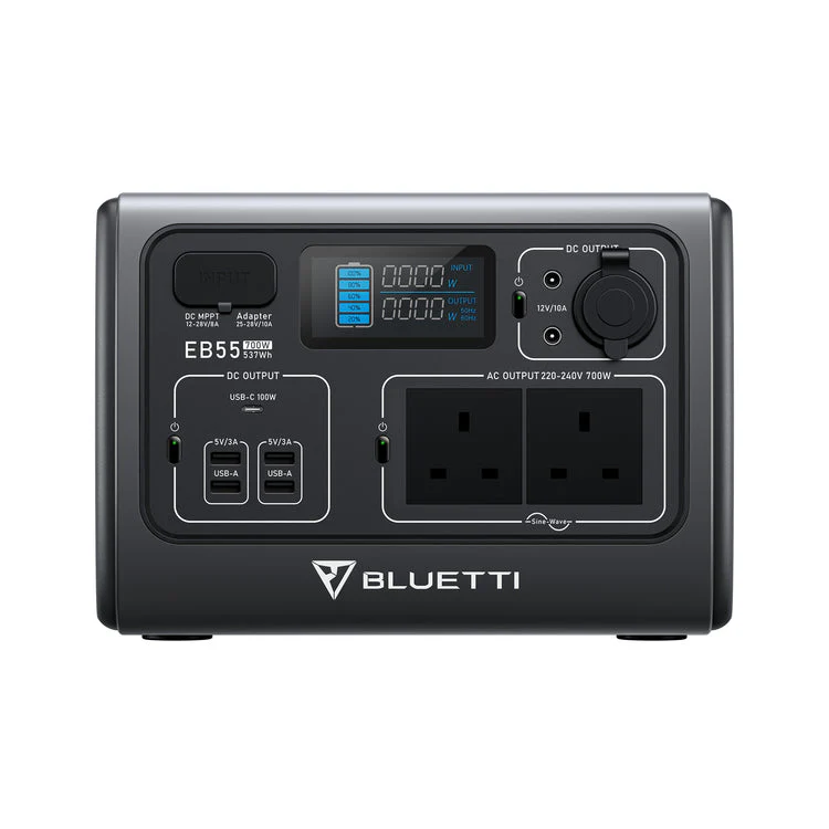 BLUETTI PowerOak EB55 Portable Power Station | 700W 537Wh - Image 8
