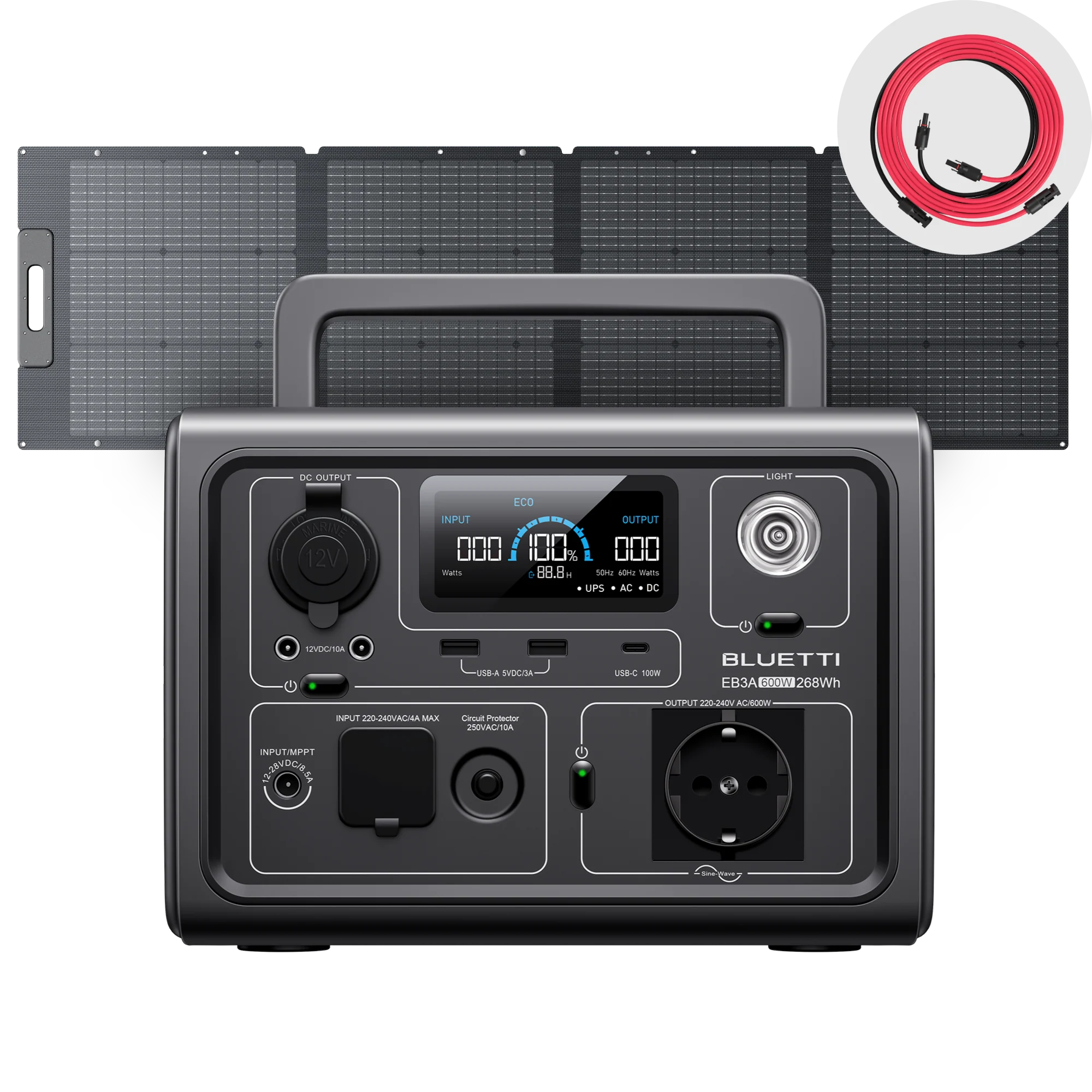 BLUETTI EB3A Portable Power Station | 600W 268Wh - Image 16
