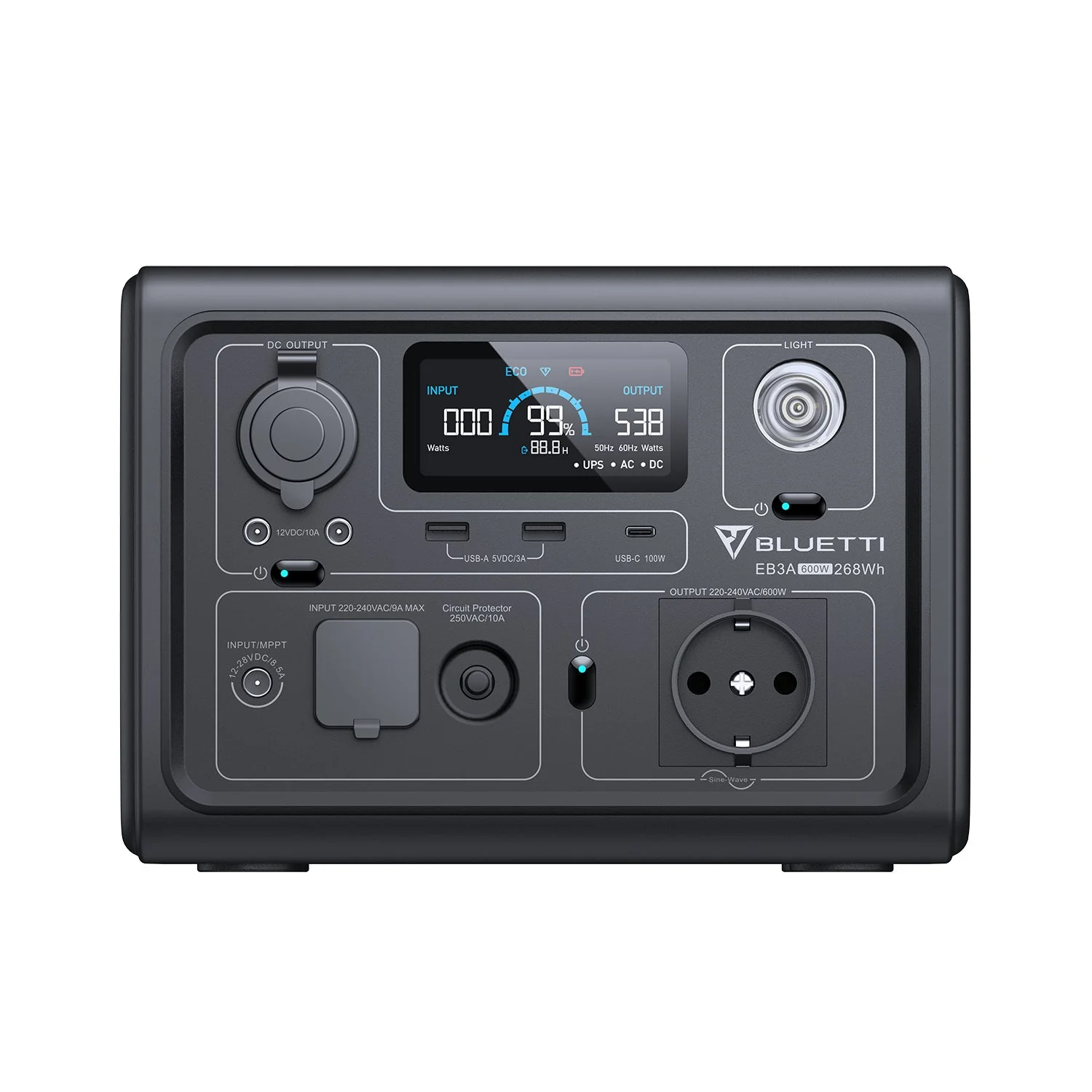 BLUETTI EB3A+120W Solar Generator Kit - Image 4