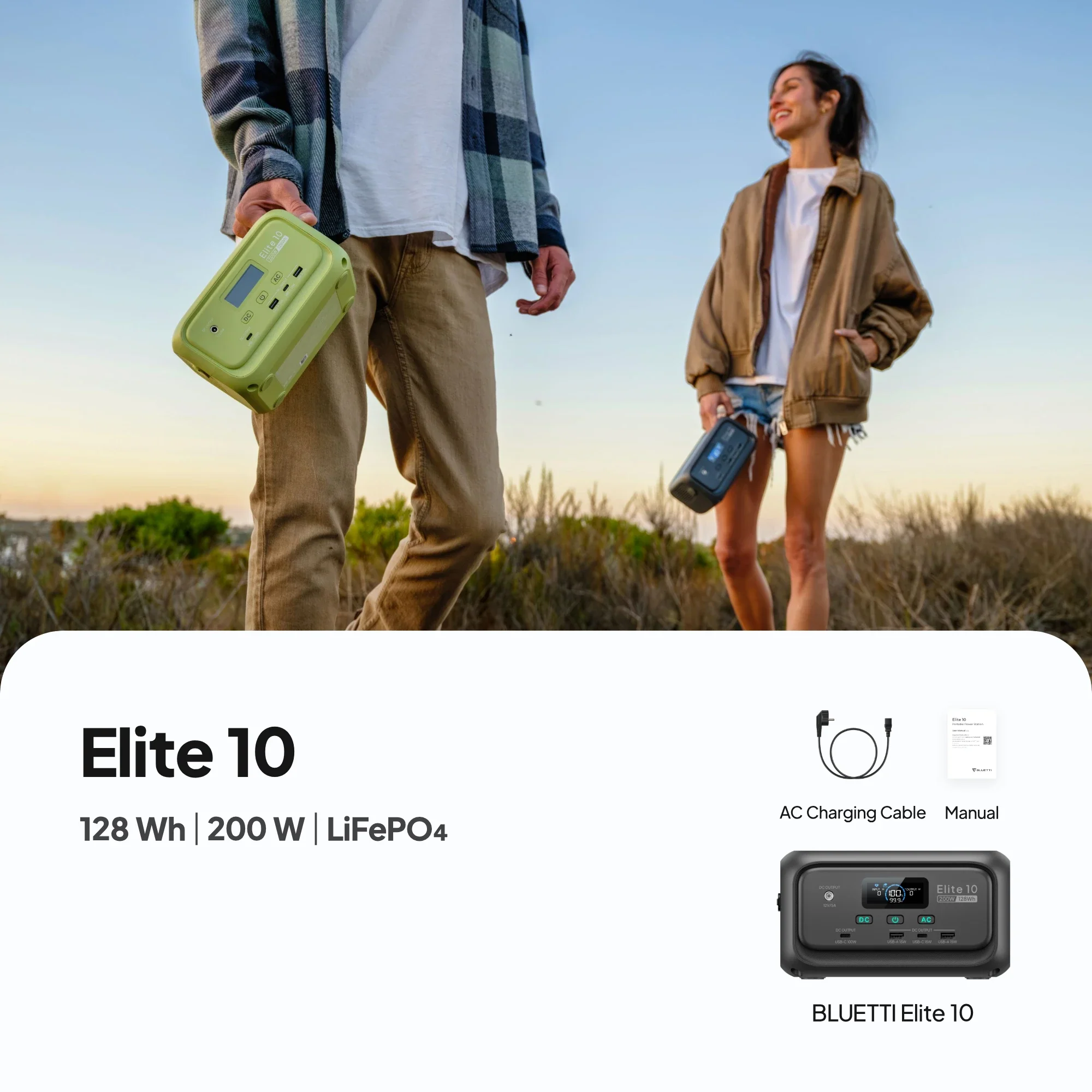 BLUETTI Elite 10 Mini Power Station | 200W 128Wh - Image 9