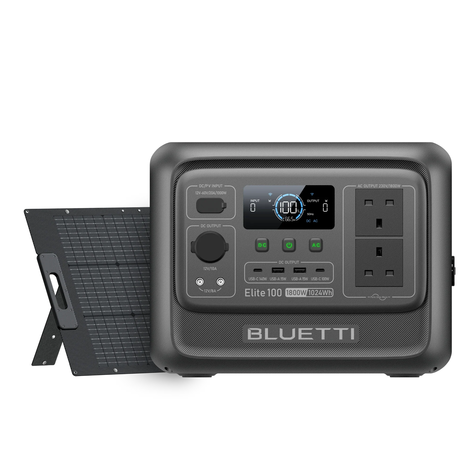 BLUETTI Elite 100 V2 Portable Power Station | 1,800W 1,024Wh | UK Plug - Image 13
