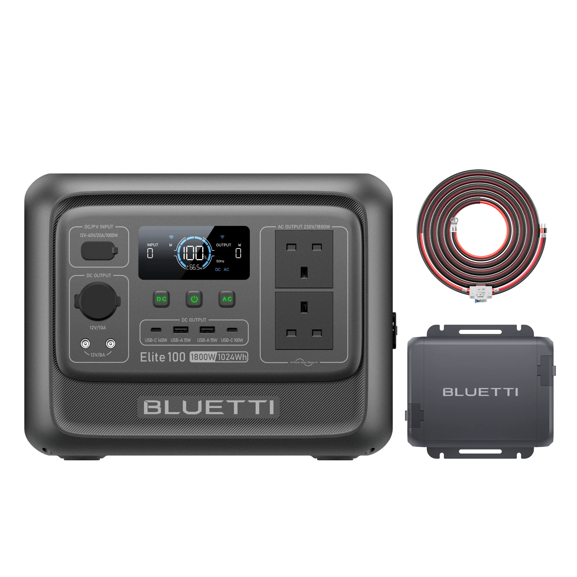 BLUETTI Elite 100 V2 Portable Power Station | 1,800W 1,024Wh | UK Plug - Image 15