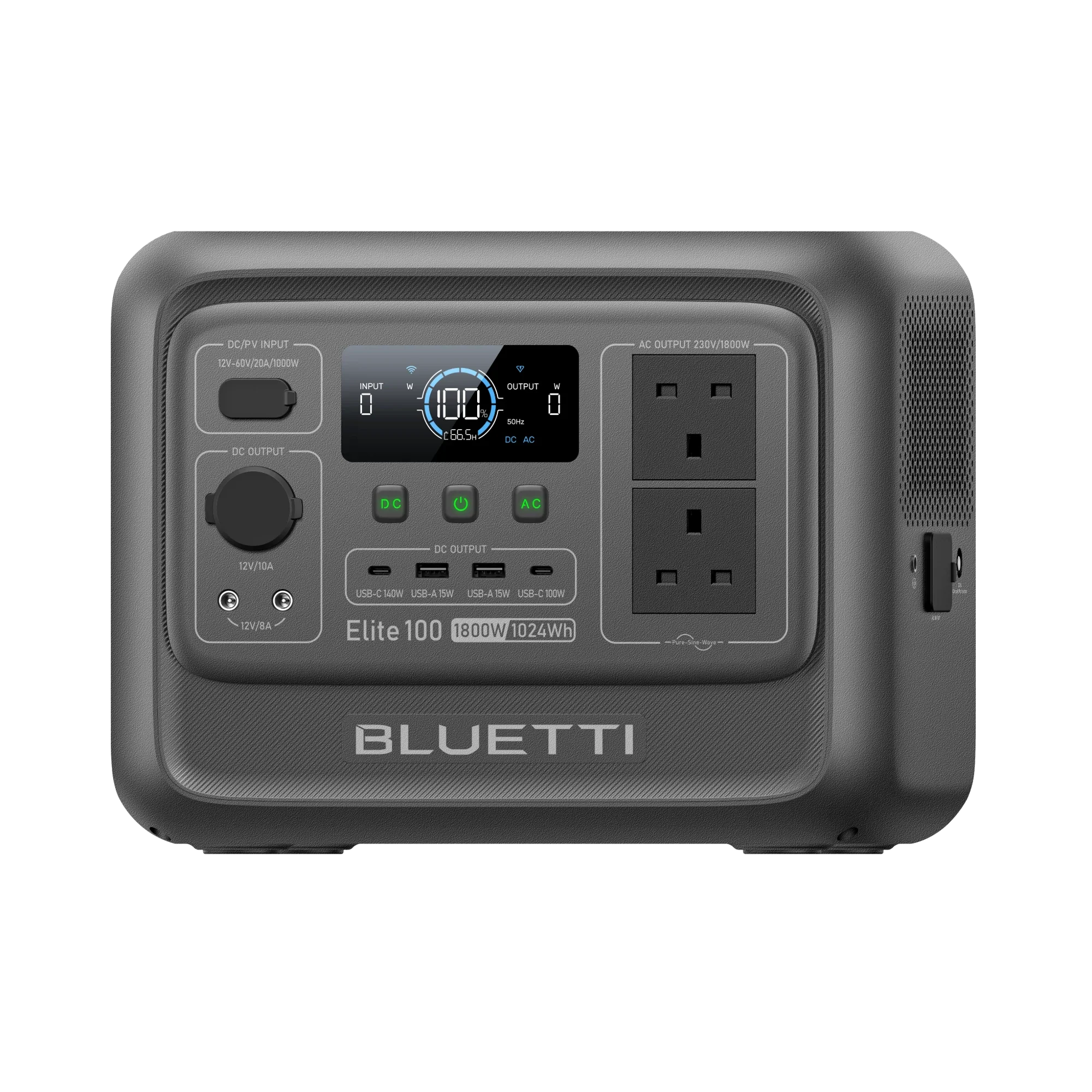 BLUETTI Elite 100 V2 Portable Power Station | 1,800W 1,024Wh | UK Plug - Image 8