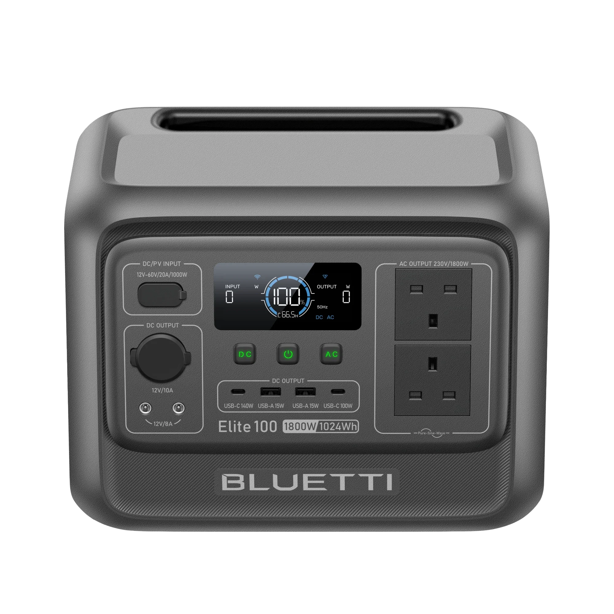 BLUETTI Elite 100 V2 Portable Power Station | 1,800W 1,024Wh | UK Plug - Image 9