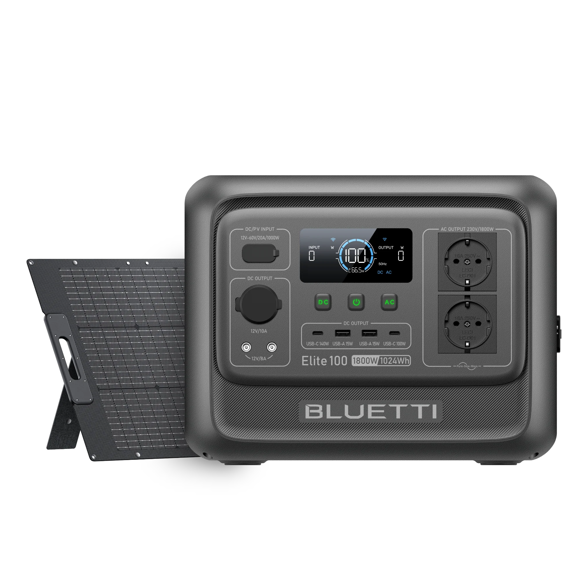 BLUETTI Elite 100 V2+200W Solar Generator Kit - Image 11