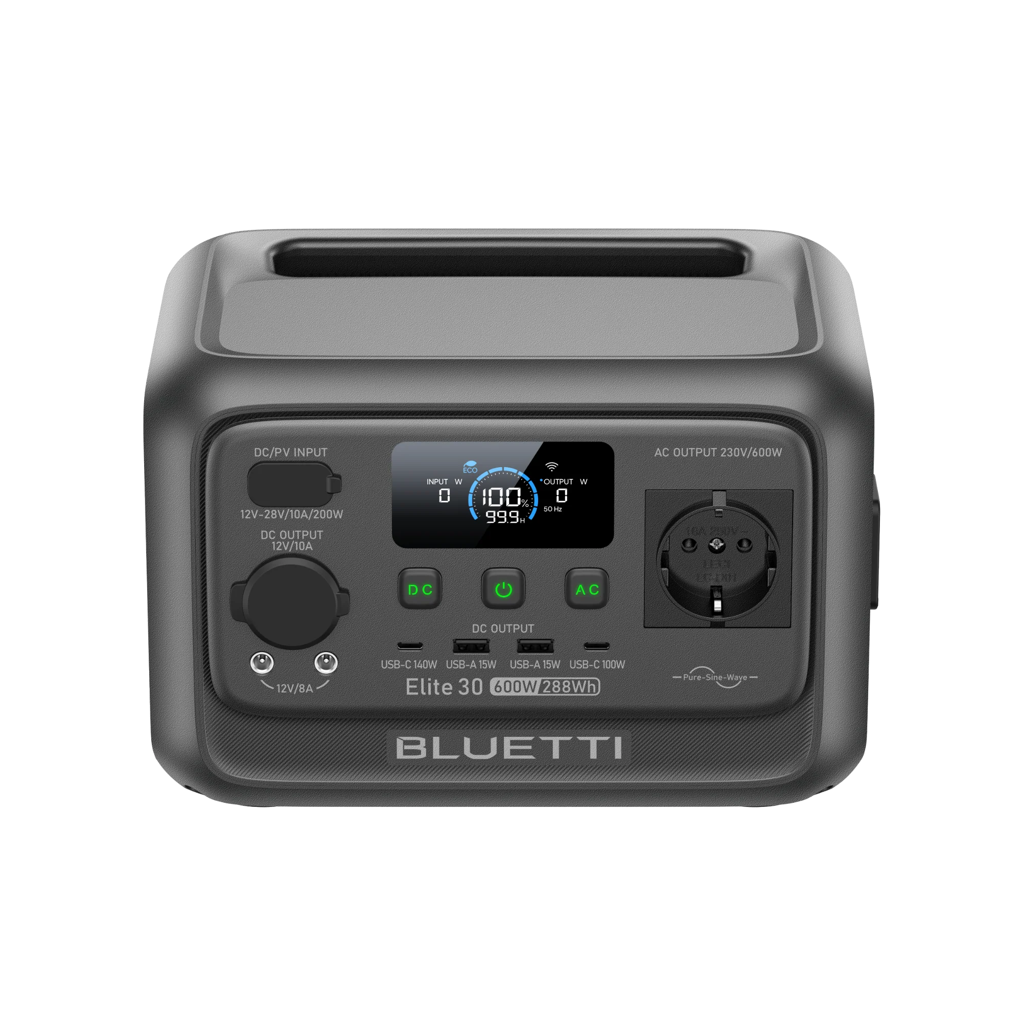 BLUETTI Elite 30 V2 Portable Power Station | 600W 288Wh - Image 7