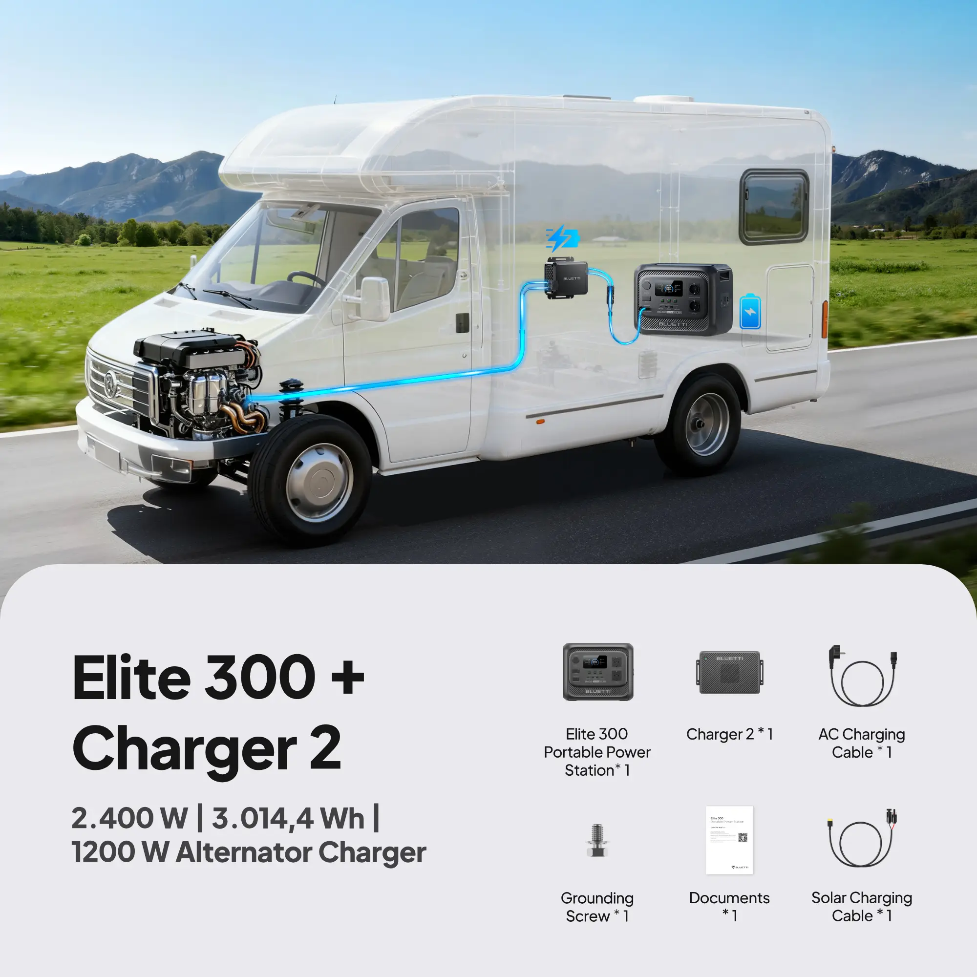 BLUETTI Elite 300 Portable Power Station | 2.400W 3.014,4Wh - Image 13