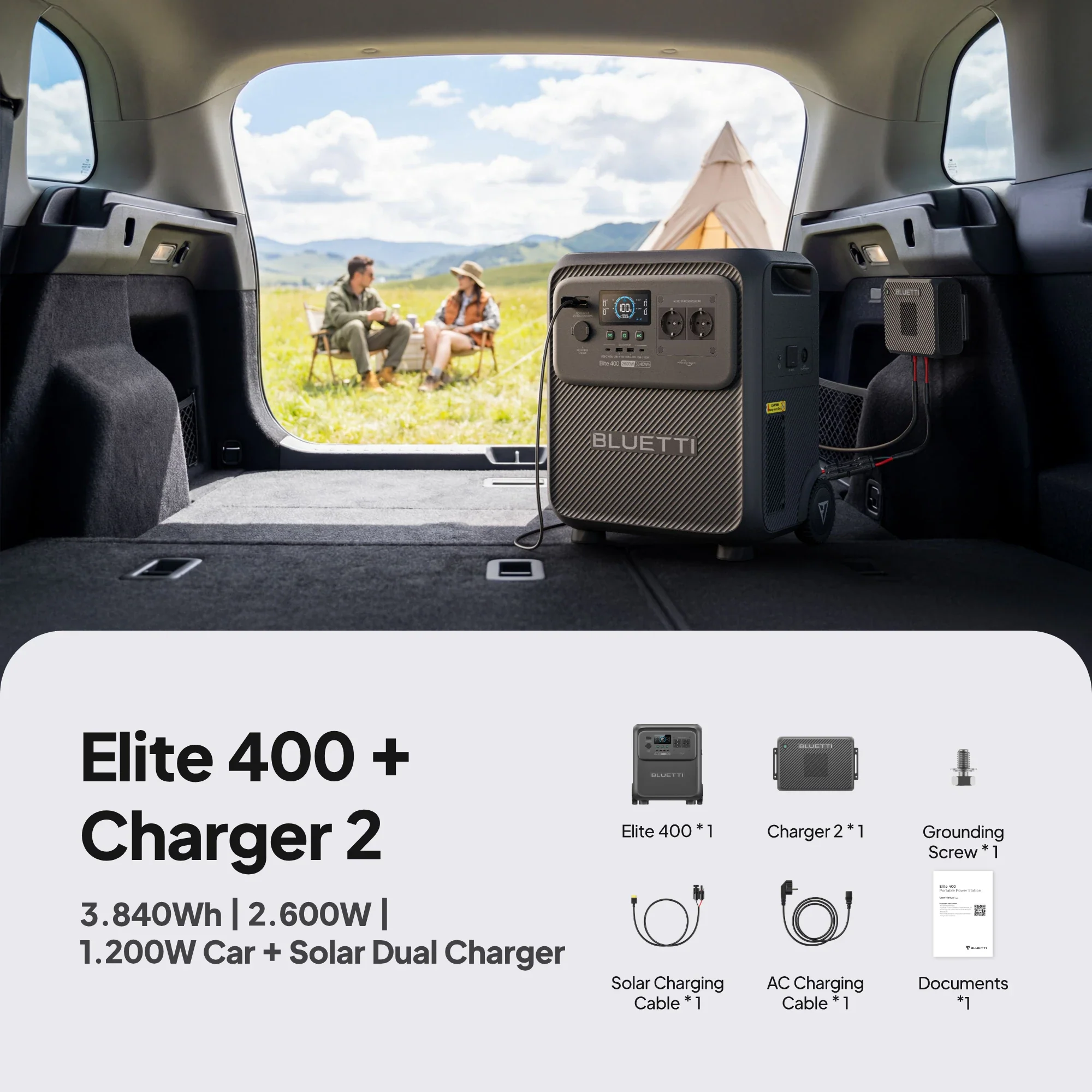 BLUETTI Elite 400 Portable Power Station | 2.600W 3.840Wh - Image 17