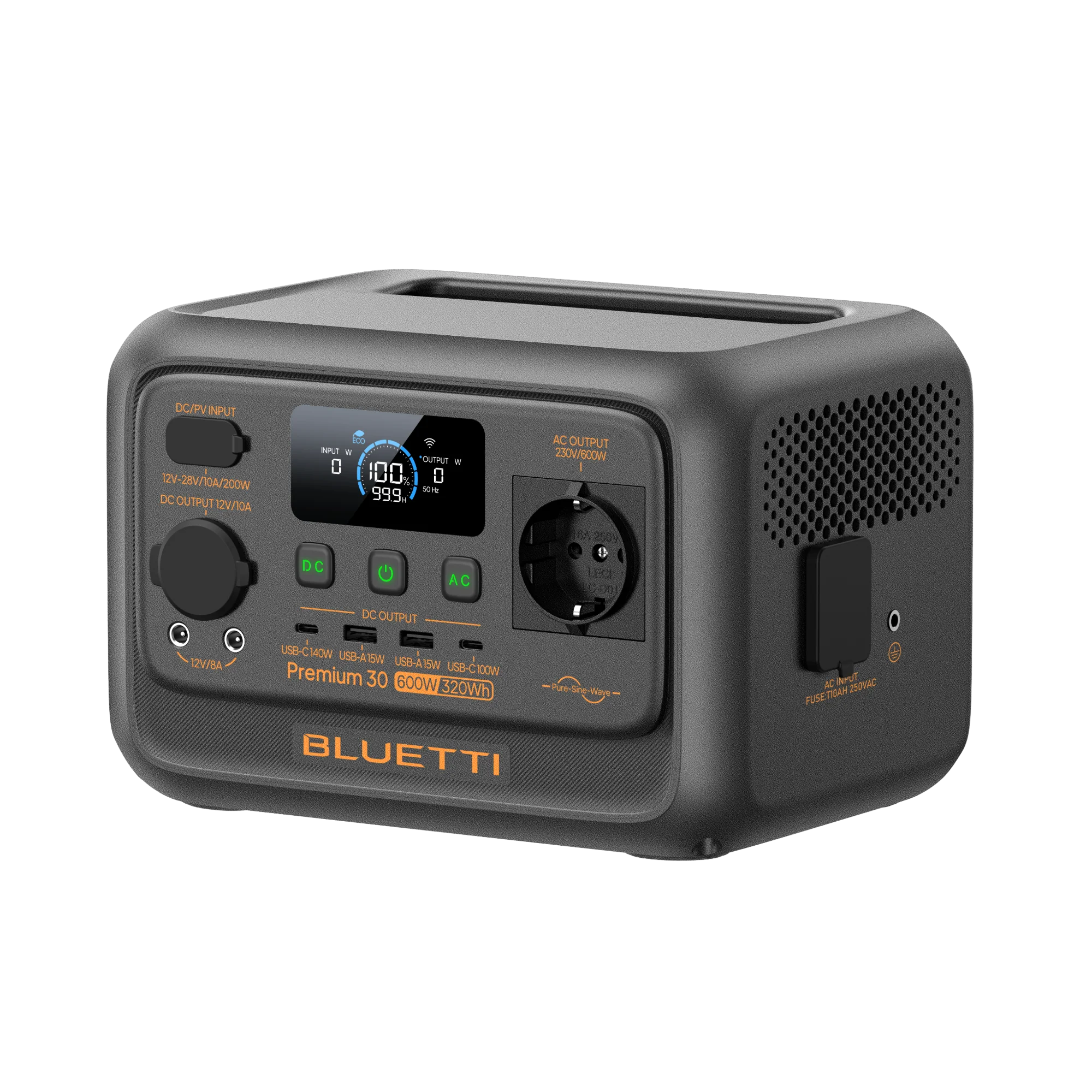 BLUETTI Premium 30 V2 Portable Power Station | 600W 320Wh - Image 3